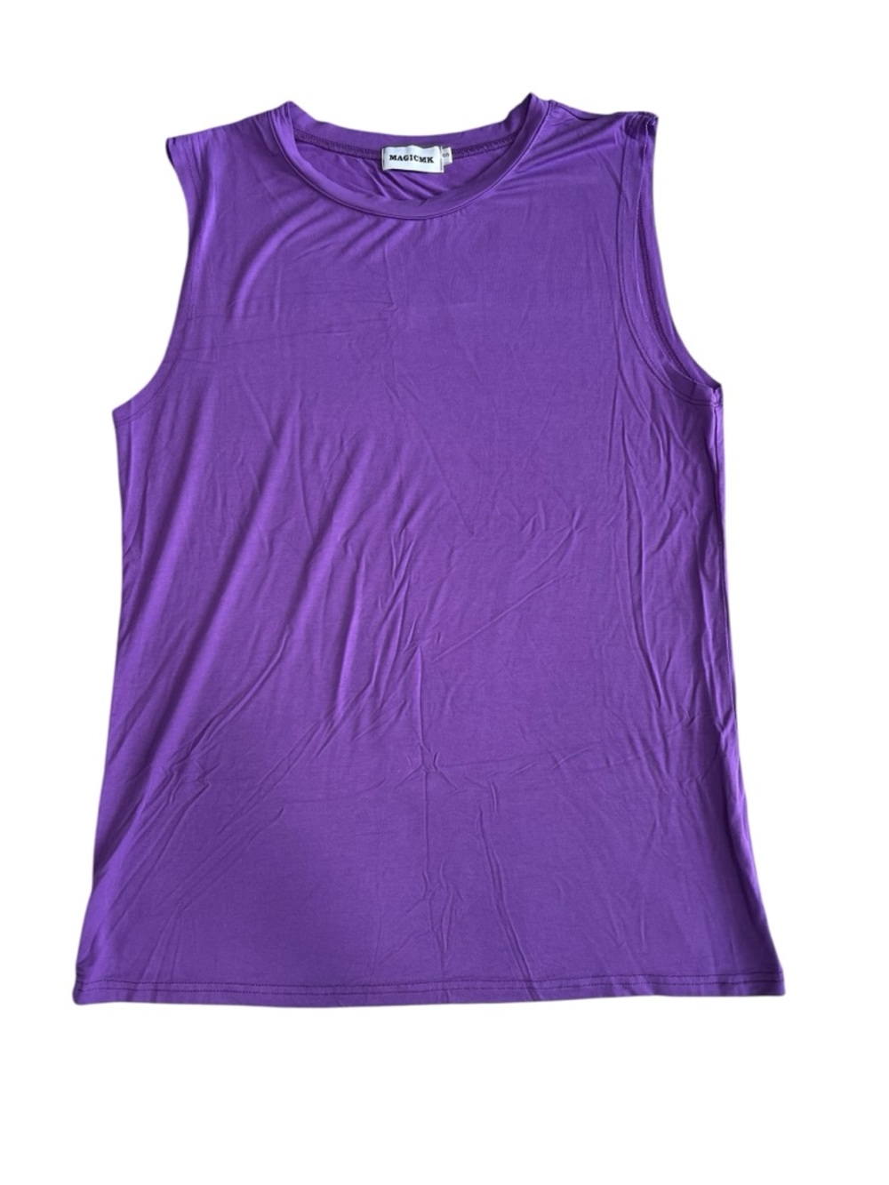 Woman’s Purple Sleeveless Tank Top, Size S